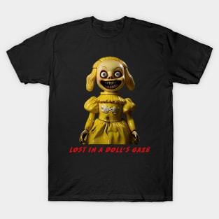 Lost in dolls gaze - horror and terror T-Shirt